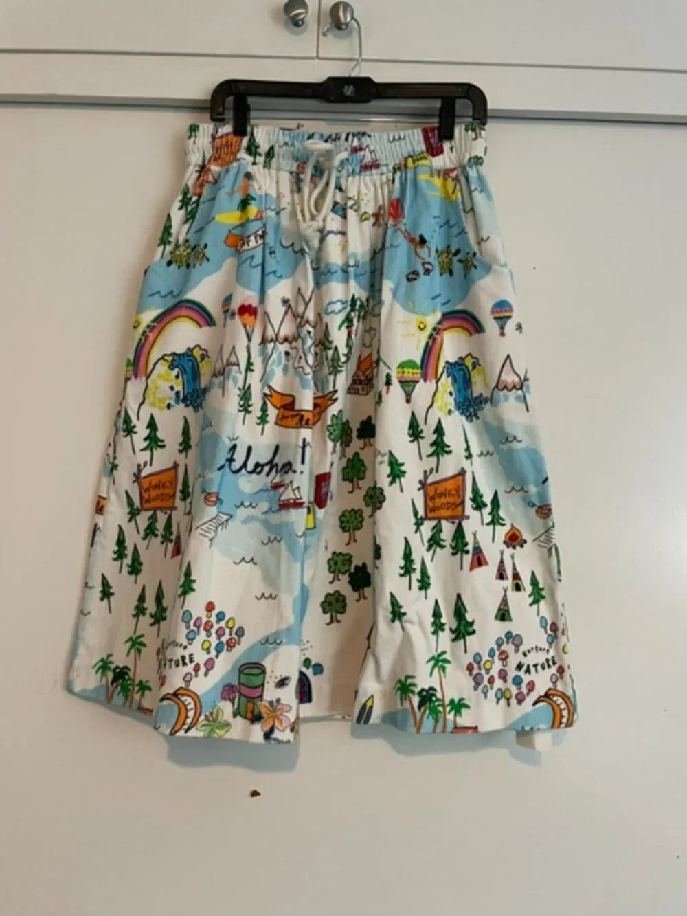 Mira Mikati Colorful Skirt Hippie Festival Euro 40 / US 8 10 Medium RARE $1000 - Picture 3 of 16
